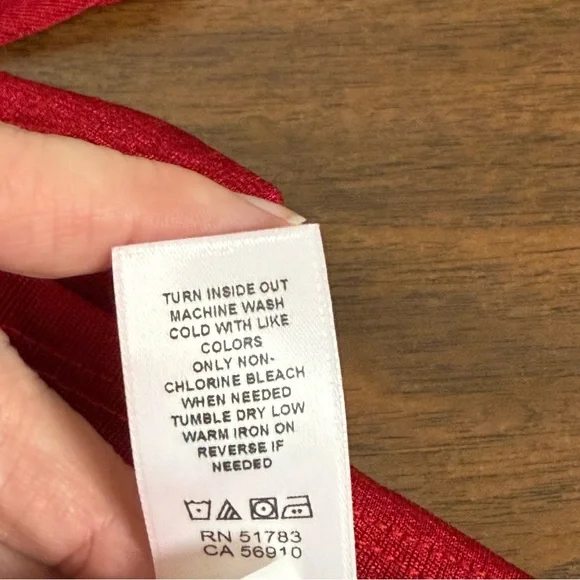 Maurices 24/7 Red Mock Neck Halter Tank Top Sleeveless Stretchy L - Picture 7 of 8